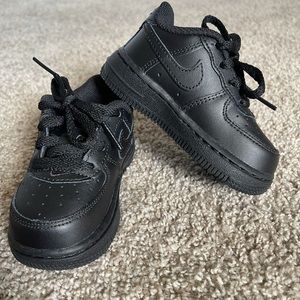 Toddler Black Nike Air Force 1